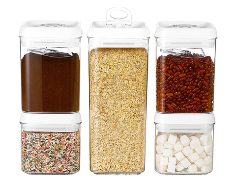 Felli Flip Tite 5in large tall container for bulk pantry storage