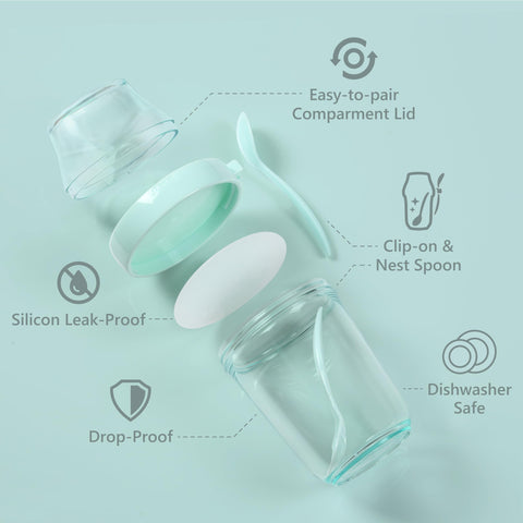 Felli gift-ready parfait jar, a practical choice for meal-prep lovers.