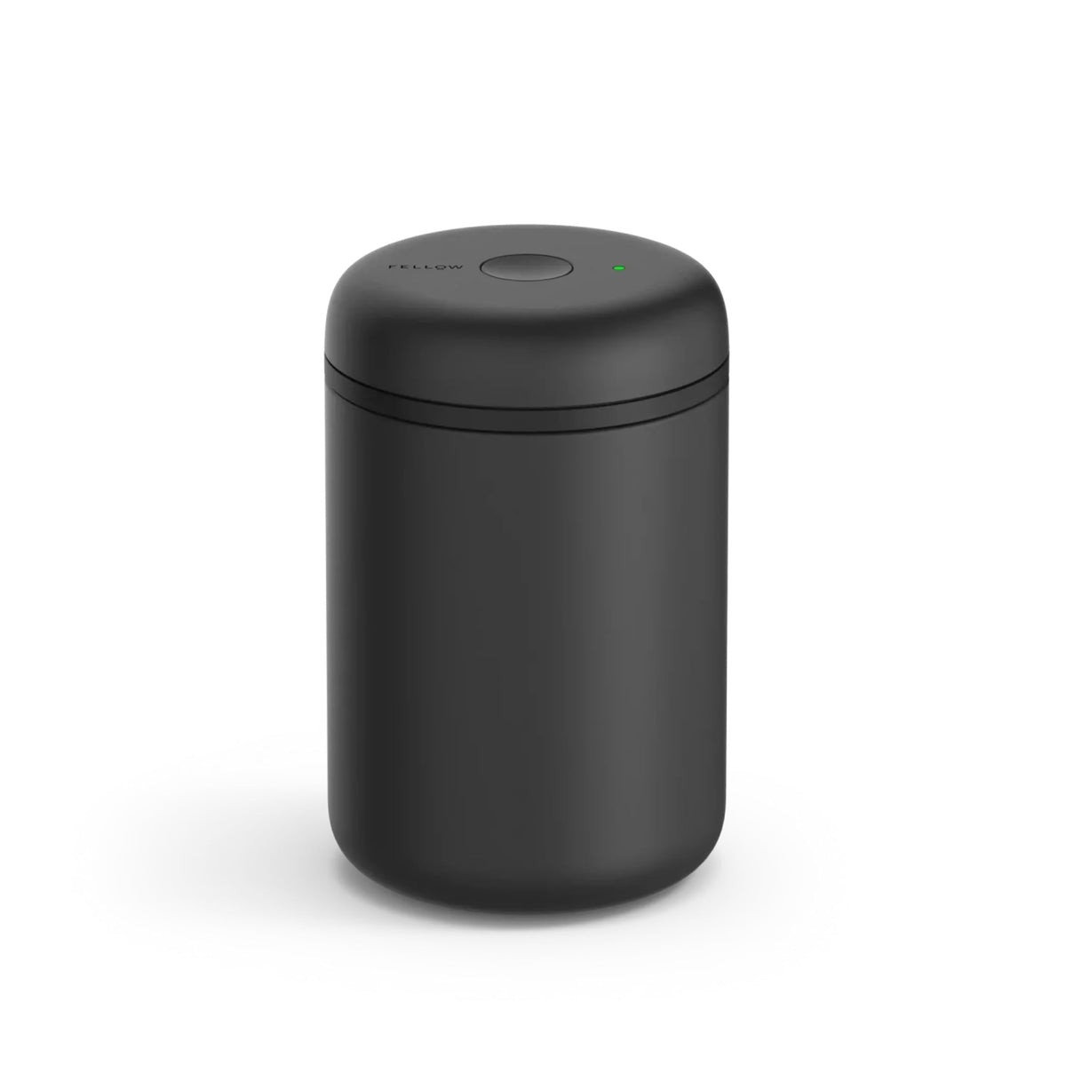 Fellow Atmos canister with open lid for quick air removal and freshness