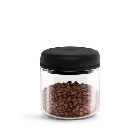 Fellow Atmos vacuum canister 0.7 L with airtight seal preserves coffee freshness