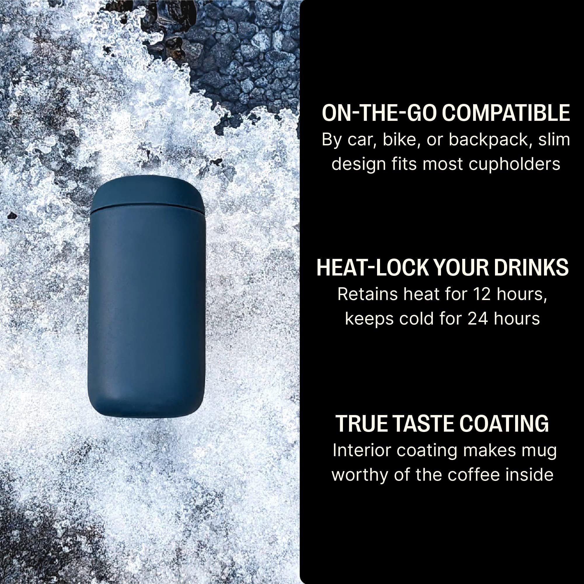 Fellow Carter Move Mug ceramic interior close-up preserving pure taste