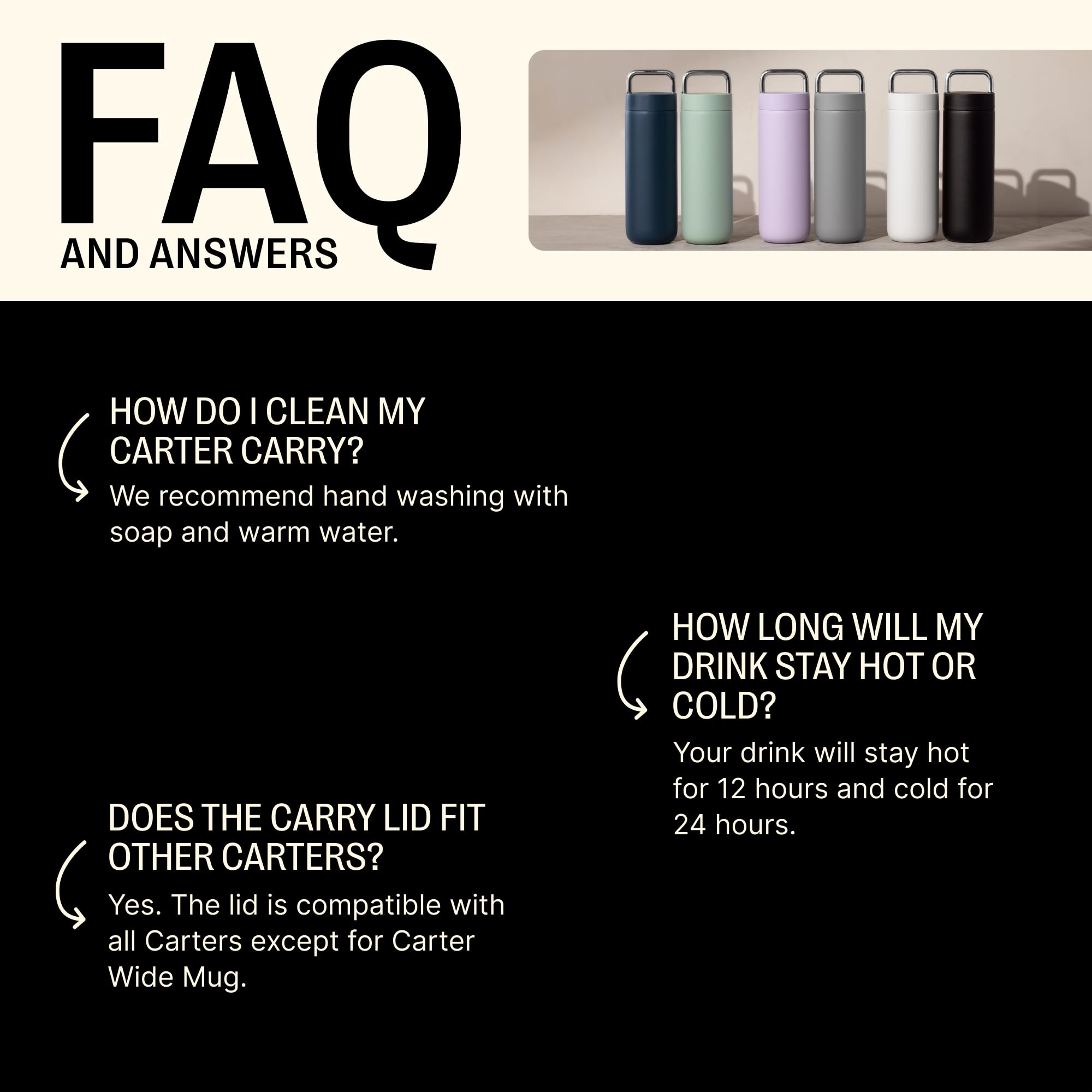 Fellow Carter Move mug splash guard helps prevent spills during travel