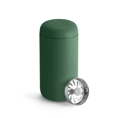 Fellow Carter Move Mug splash guard keeps drinks secure during travel
