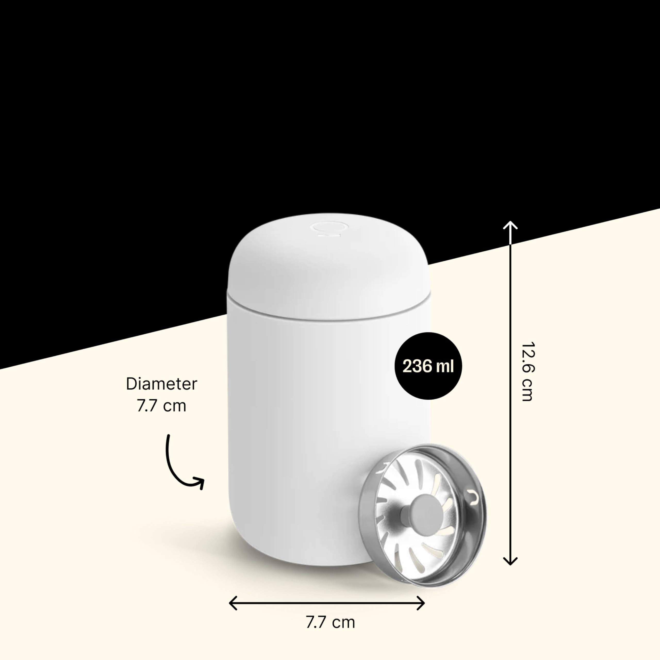 Fellow Carter Move travel mug leak-proof lid prevents accidents during busy days.