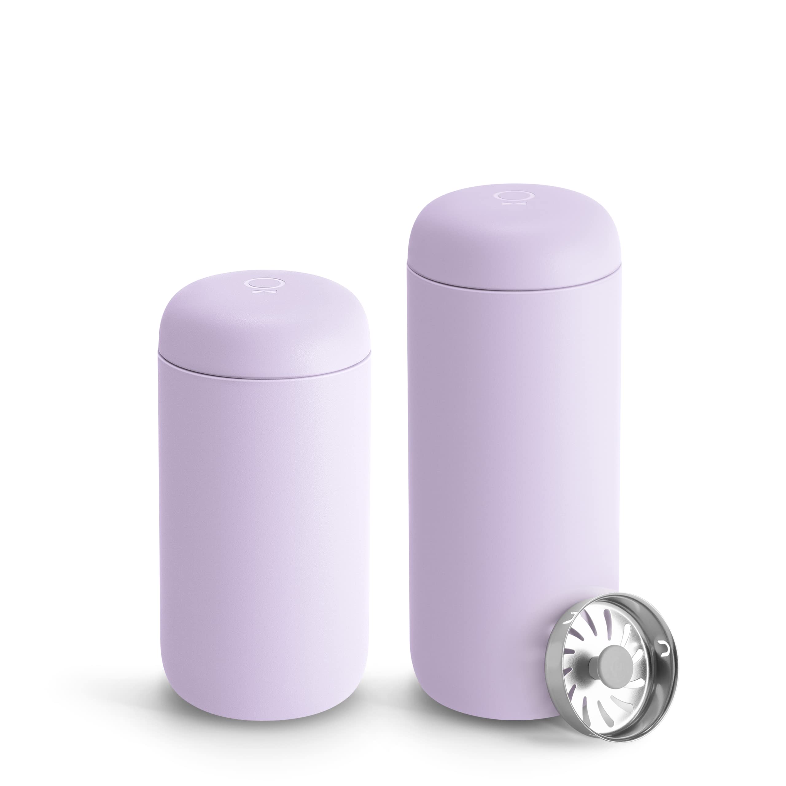 Wide mouth and tapered lip enhance aroma and sipping comfort on the move.