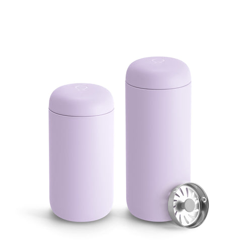 Wide mouth and tapered lip enhance aroma and sipping comfort on the move.