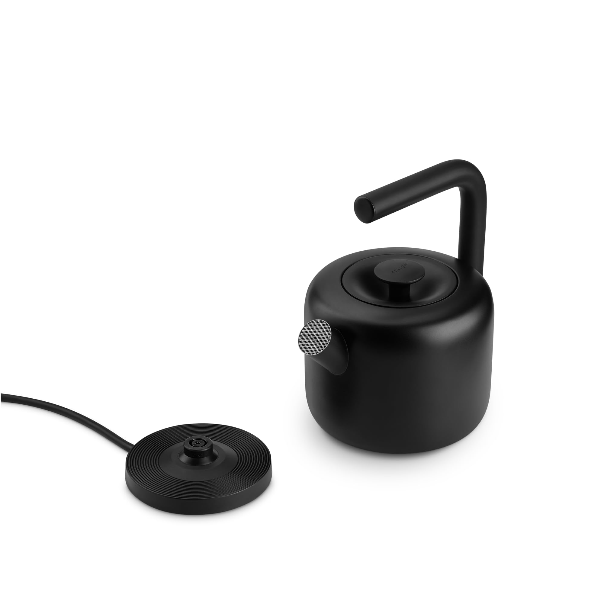 Fellow Clyde Electric Kettle clear fill lines help you measure water quickly.