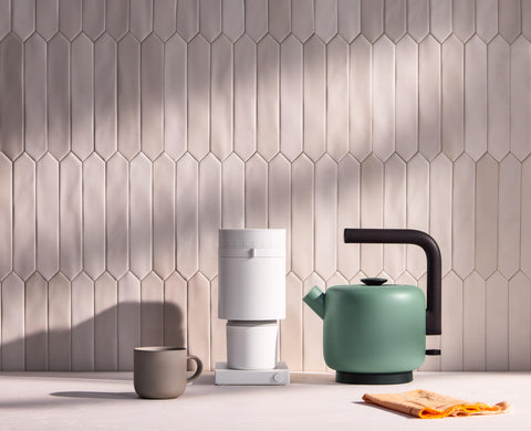 Fellow Clyde Electric Kettle one-handed pour design for easy filling.