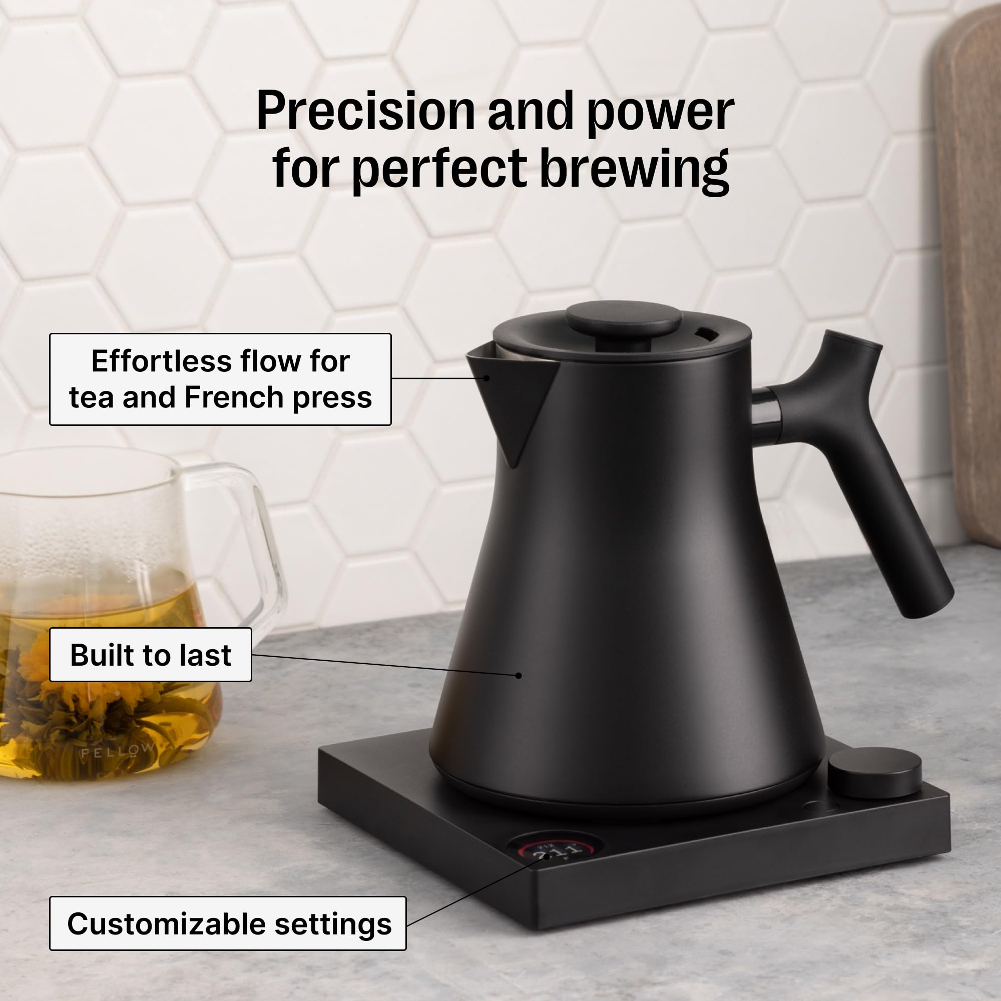 Corvo EKG Pro high-res color display for precise temperature selection