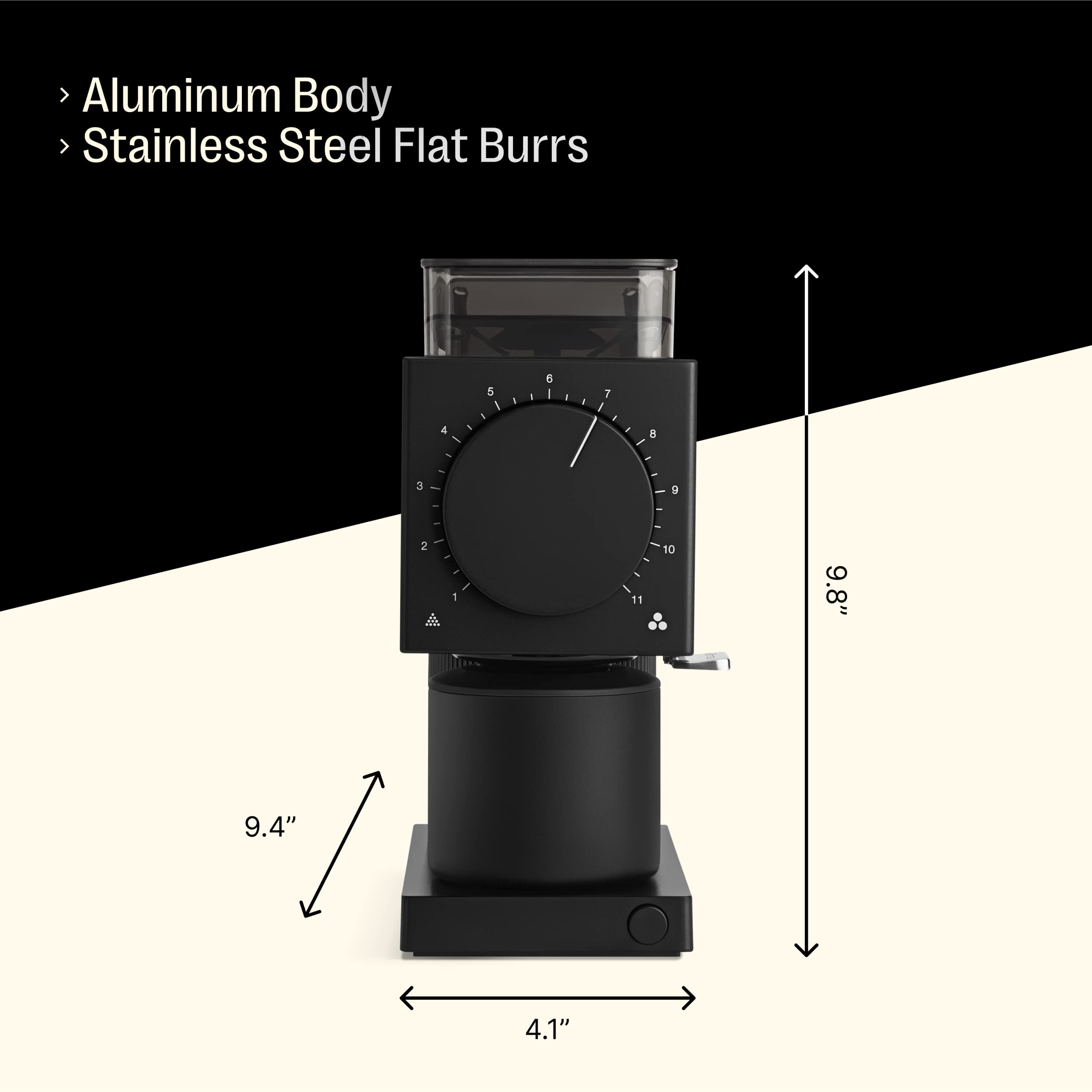 Fellow Gen 2 Ode anti-static tech highlight for mess-free mornings.