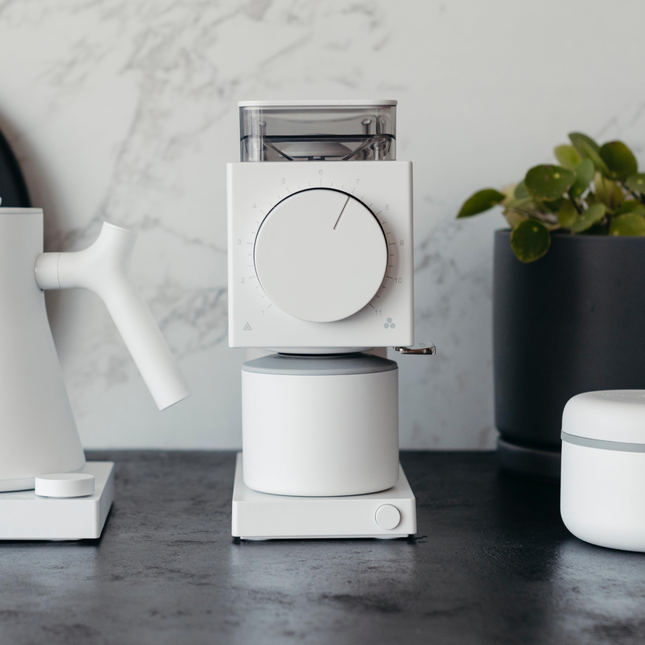 Fellow Ode Gen 2 quiet grinding chamber minimizes noise during use