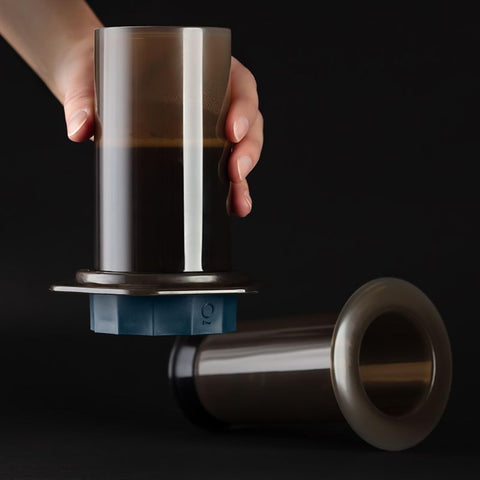 Fellow Prismo cold brew storage with leak-free seal after brewing