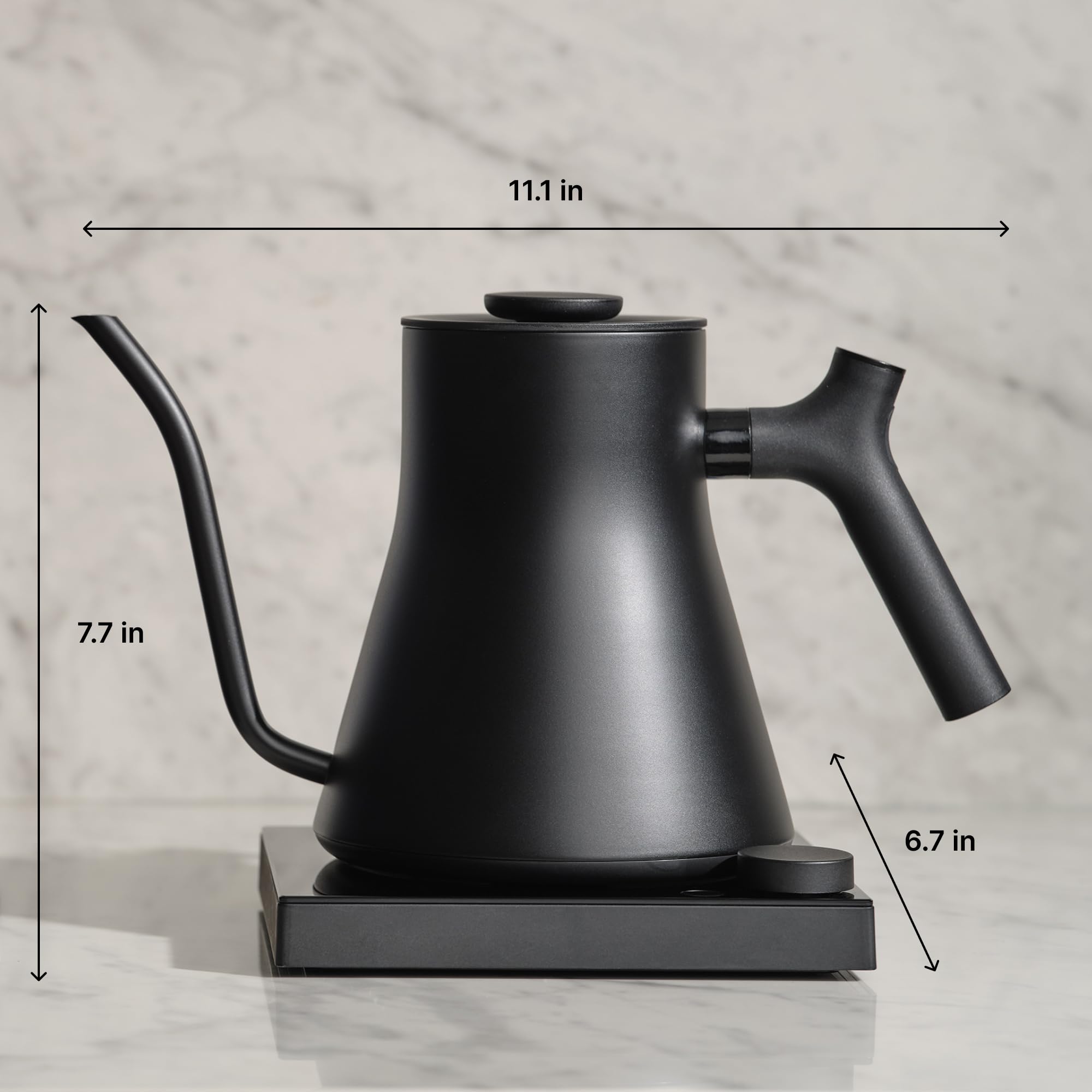 Fellow Stagg EKG Pro Studio Edition scheduling and Brew Stopwatch for timing brews.