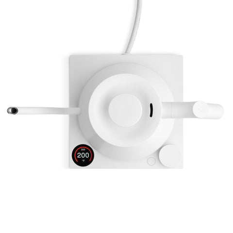 Fellow Stagg EKG Pro temperature display enables precise heat timing for favorites