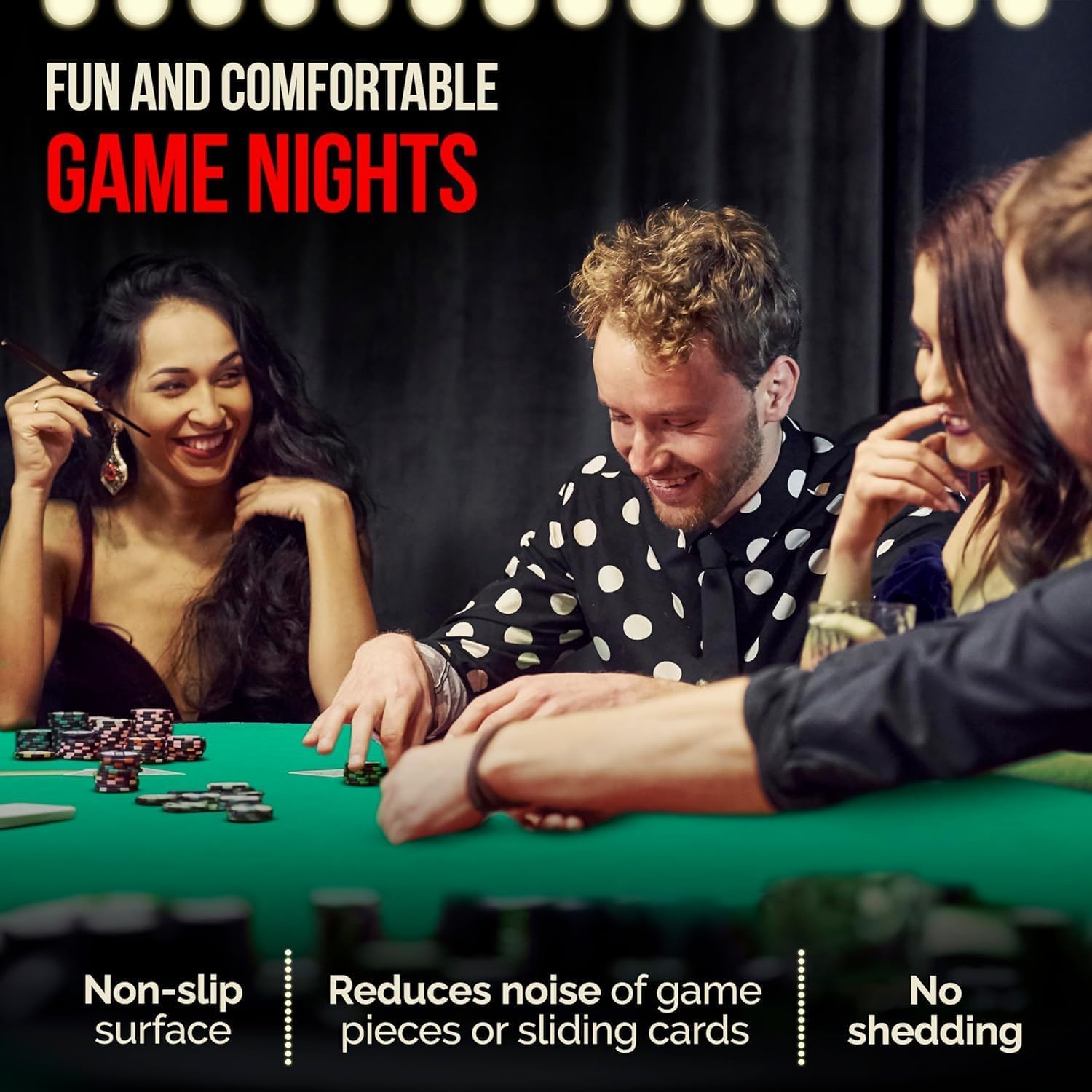 Feltectors domino and board game surface with durable felt.