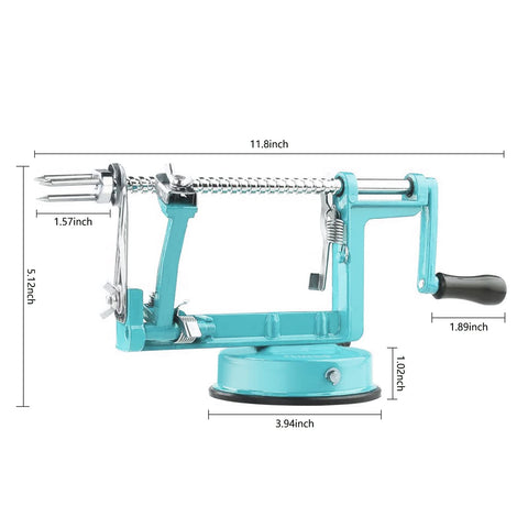 Femedo Apple Peeler Suction Base grips smooth surfaces for stable use.