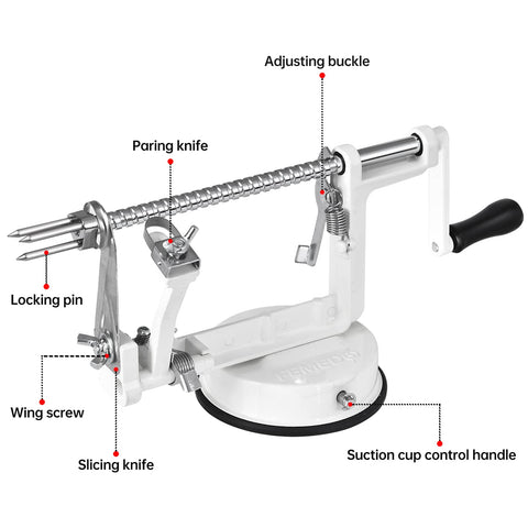 Femedo suction base securely grips smooth counter surfaces