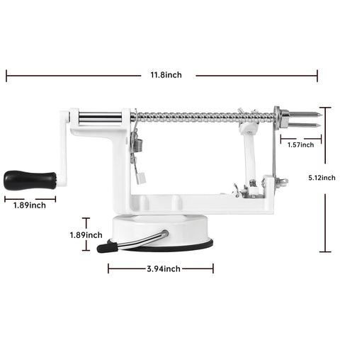 Femedo with stainless steel blades for precise peeling and coring