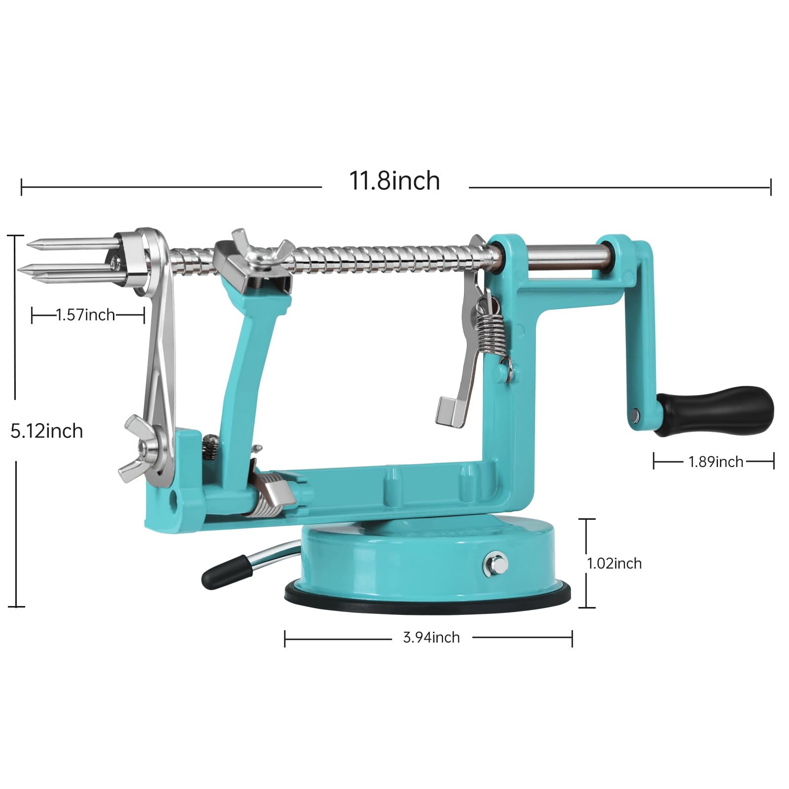 Femedo suction base keeps peeler stable during prep on smooth surfaces