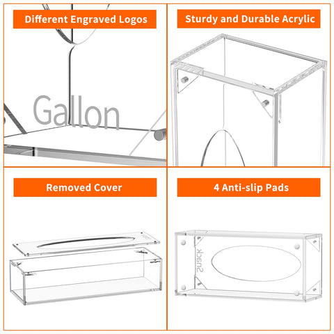 FEMELI easy to clean durable acrylic construction