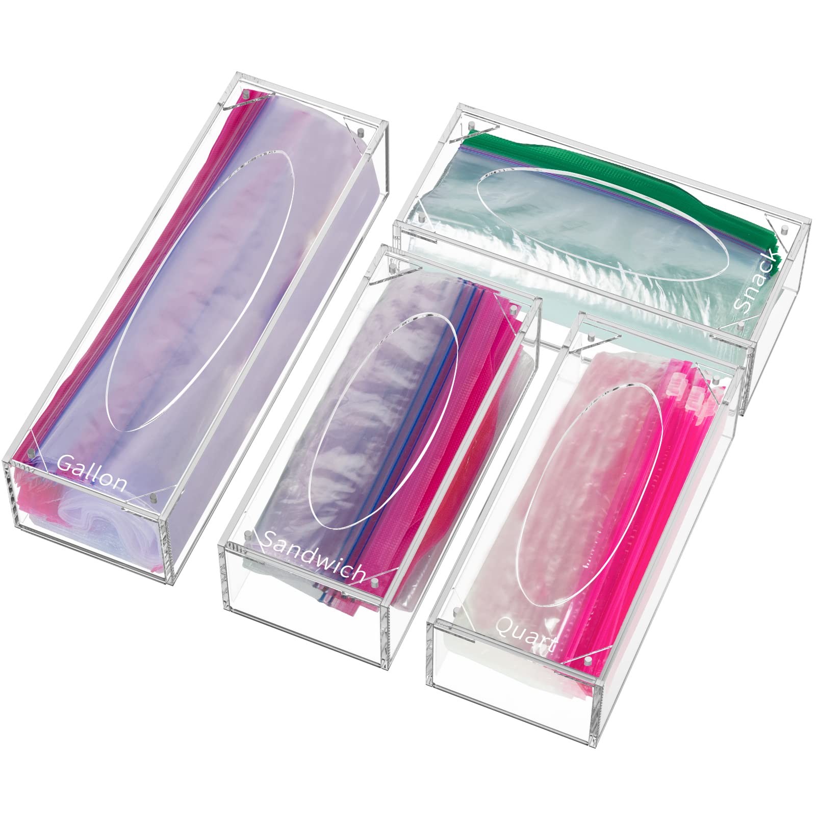 FEMELI drawer setup shows bag organizer for easy access