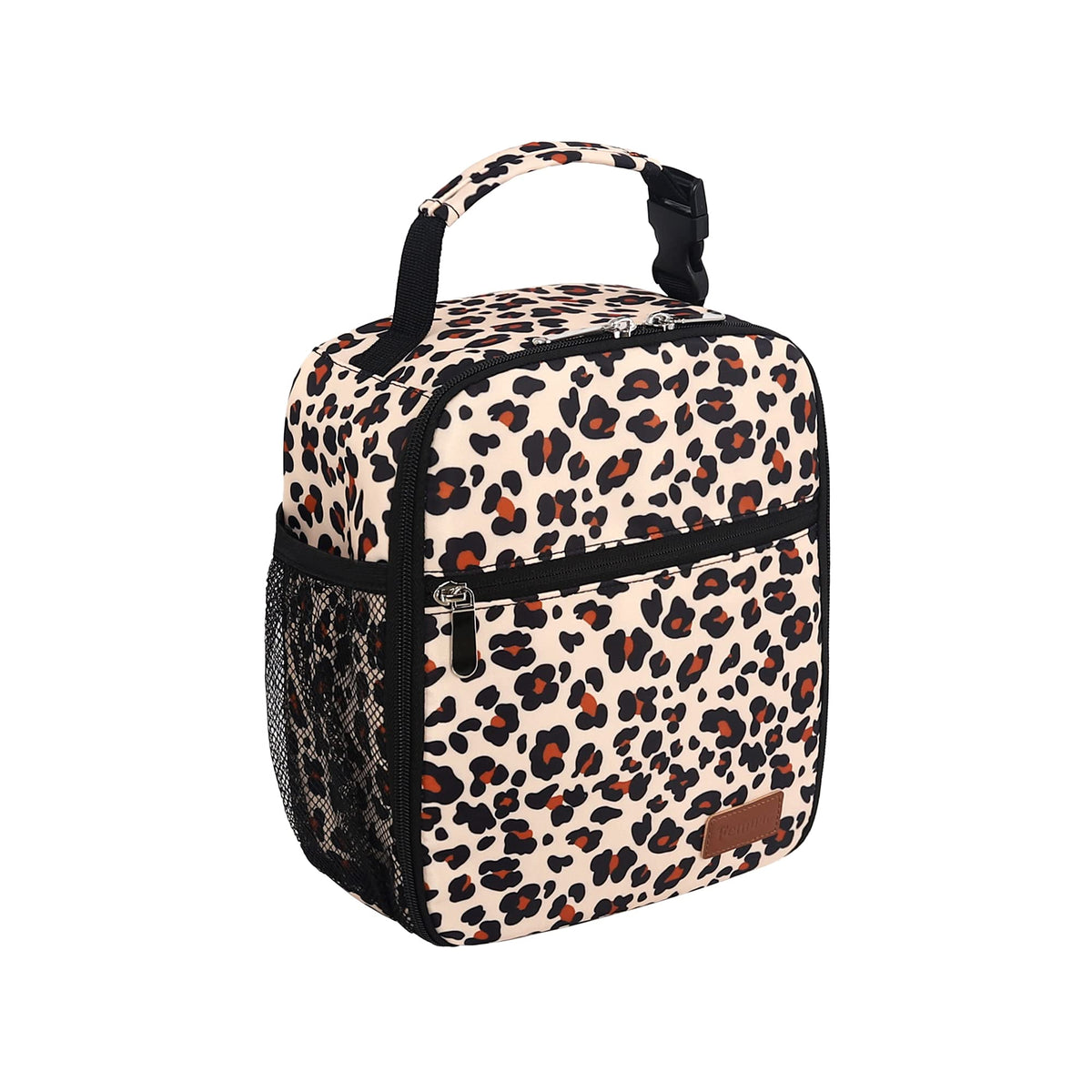 Femuar leopard lunch box compact design helps daily meals stay organized.