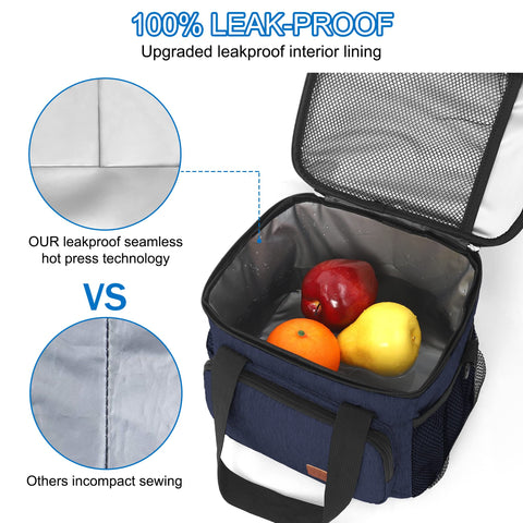 Femuar lunch bag adjustable strap for comfortable commuting.