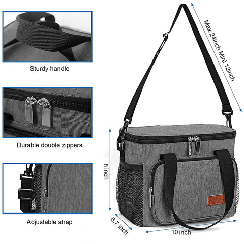 Femuar adjustable shoulder strap provides comfortable all-day carrying.