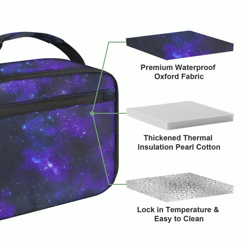Femuar lunch bag buckle handle for easy carrying