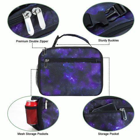 Femuar lunch box with dimensions 10L x 4W x 8H for versatile daily use