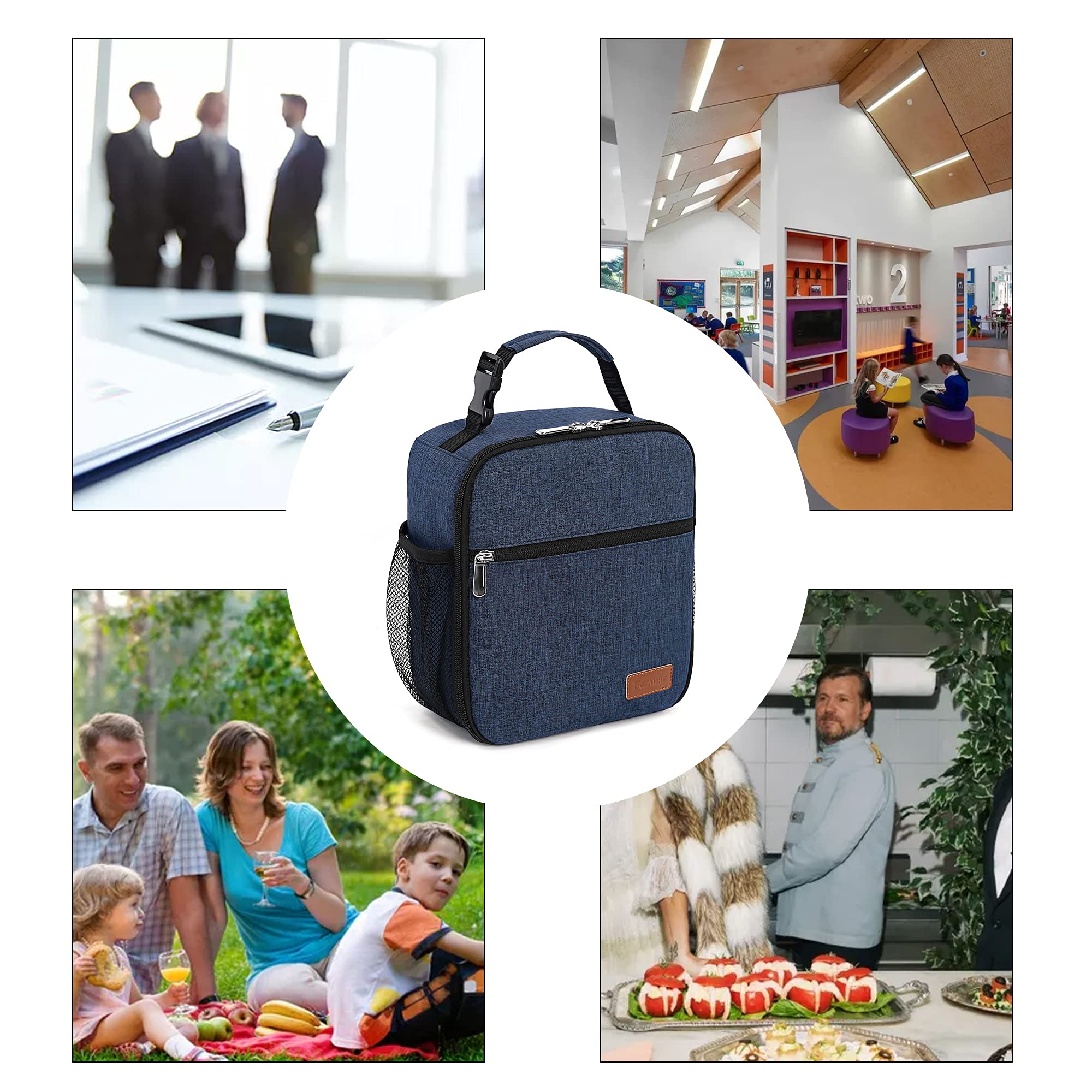Femuar lunch box easy-clean interior for quick maintenance.