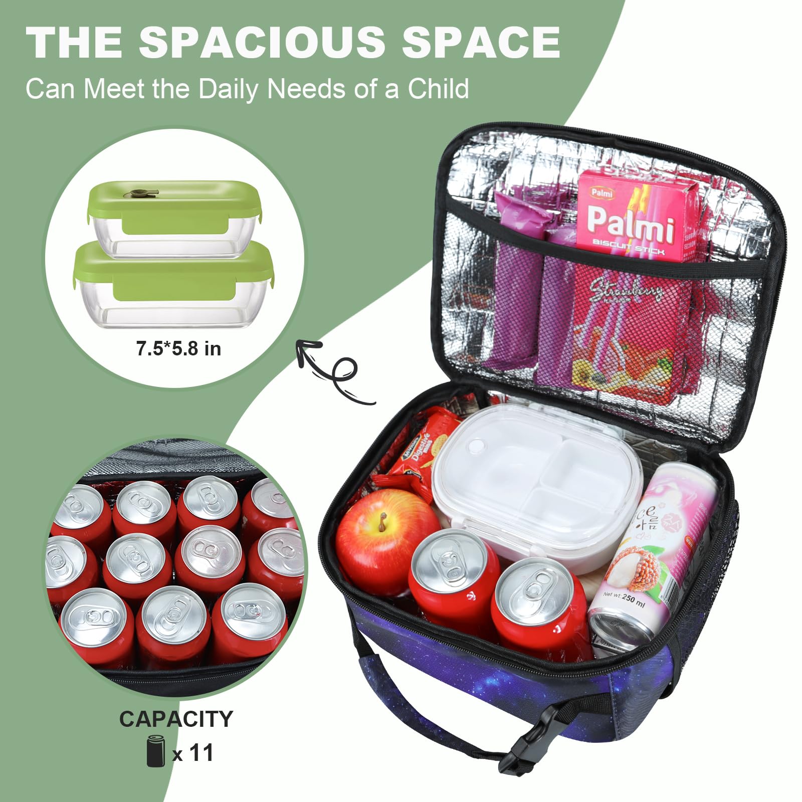 Femuar insulated interior image shows easy-to-clean lining