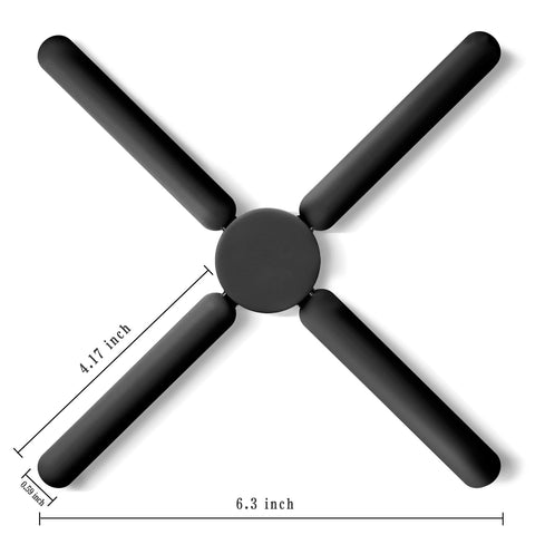 FENGCHEN expandable cross-design trivet adapts to different pot sizes for versatile use.