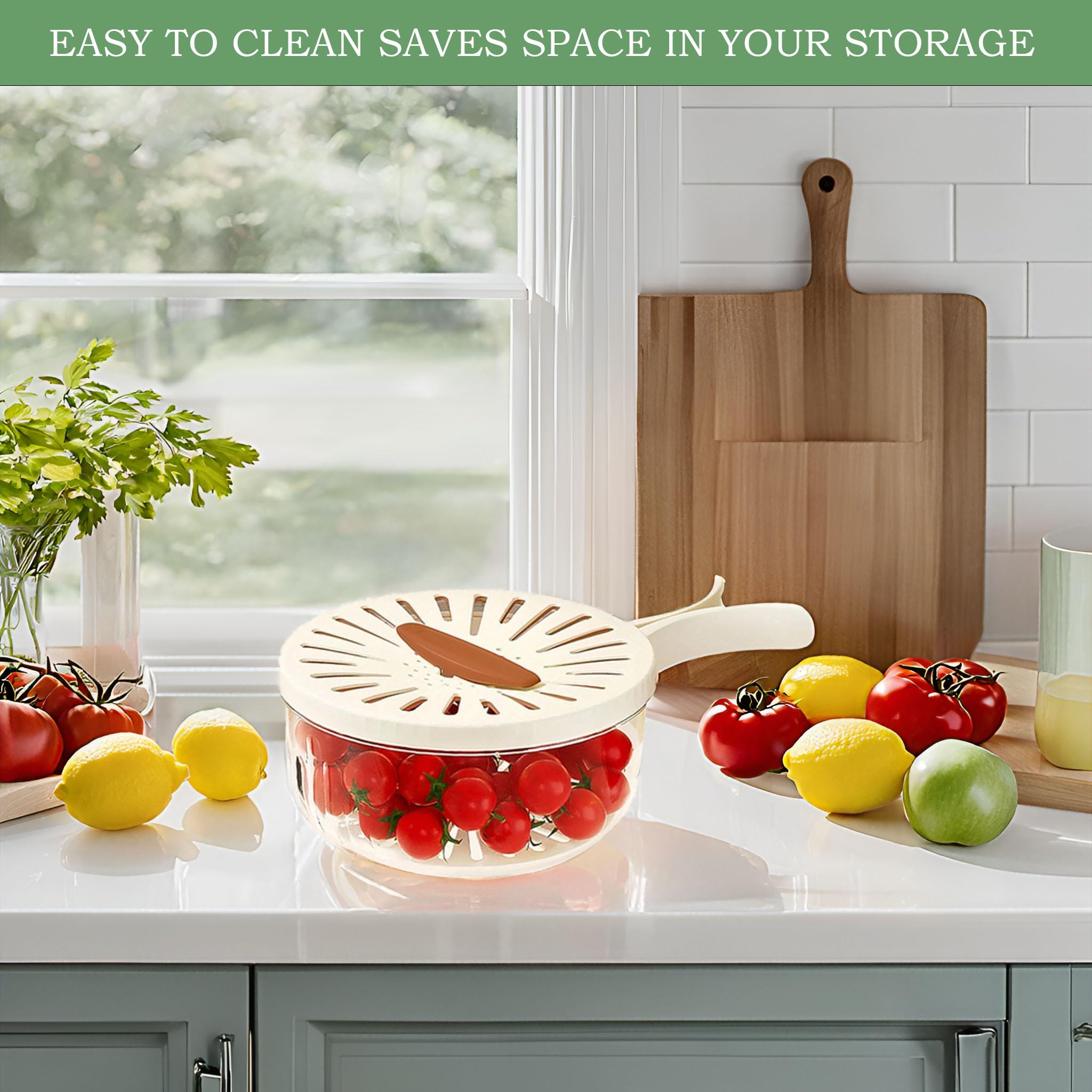 FENGSHOUNIAN fridge-berries-fruit storage keeps fruit fresh and ready to snack.