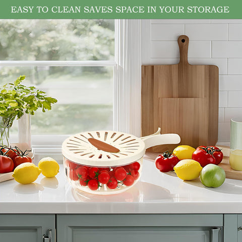 FENGSHOUNIAN fridge-berries-fruit storage keeps fruit fresh and ready to snack.
