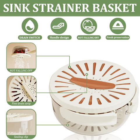 FENGSHOUNIAN versatile-fruit-cleaner for kitchen prep, fridge storage, outdoor trips.