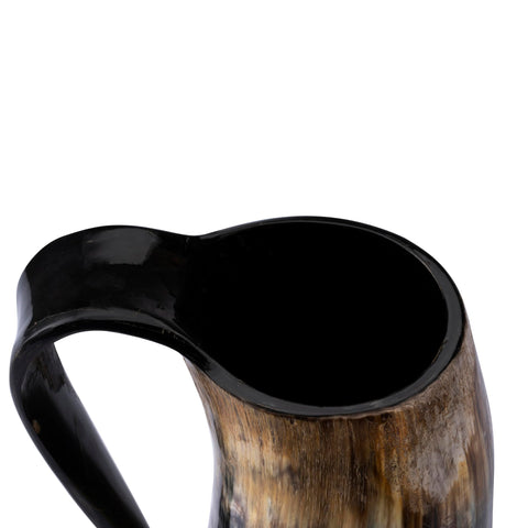 FENRIR horn mug features leak-proof bottom for worry-free sipping