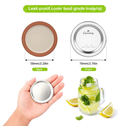 FENRIR 70mm lids on Ball jars demonstrate durable metal construction