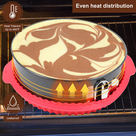 Fensiden pan can handle up to 450°F for reliable heat distribution.