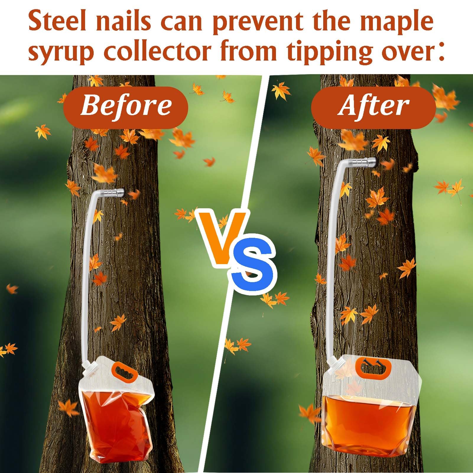 Feoang tapping drill bit: clean hole for maple trees.
