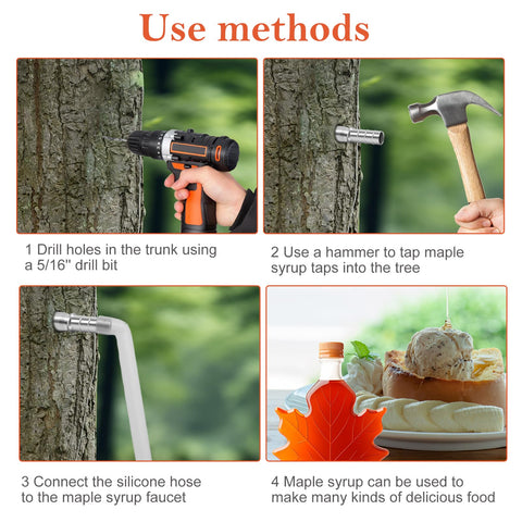 Feoang maple tree tapping kit ready-to-use setup