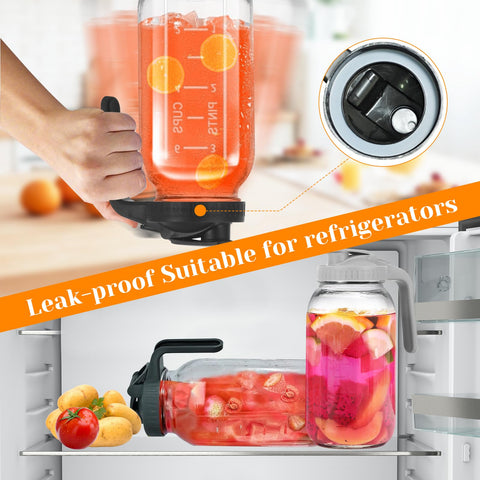 FEODSEW sturdy pour spout supports iced tea and cold brew cleanup.