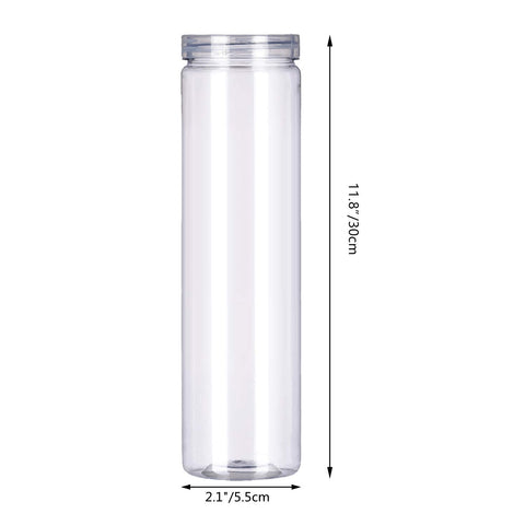 FEOOWV clear jar set with lid close-up demonstrates snug-fit lids for clutter-free shelves.