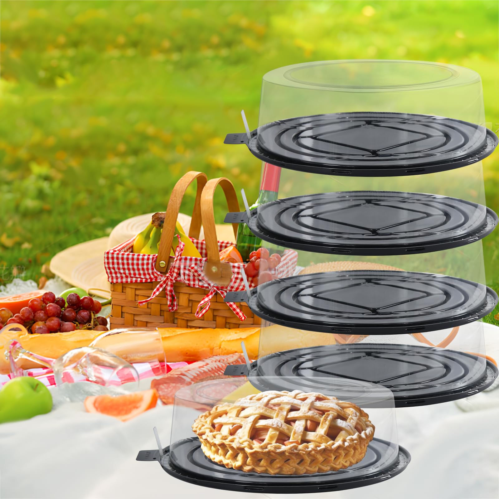 FEOOWV bundt cake box fits 10inch cakes securely during transit