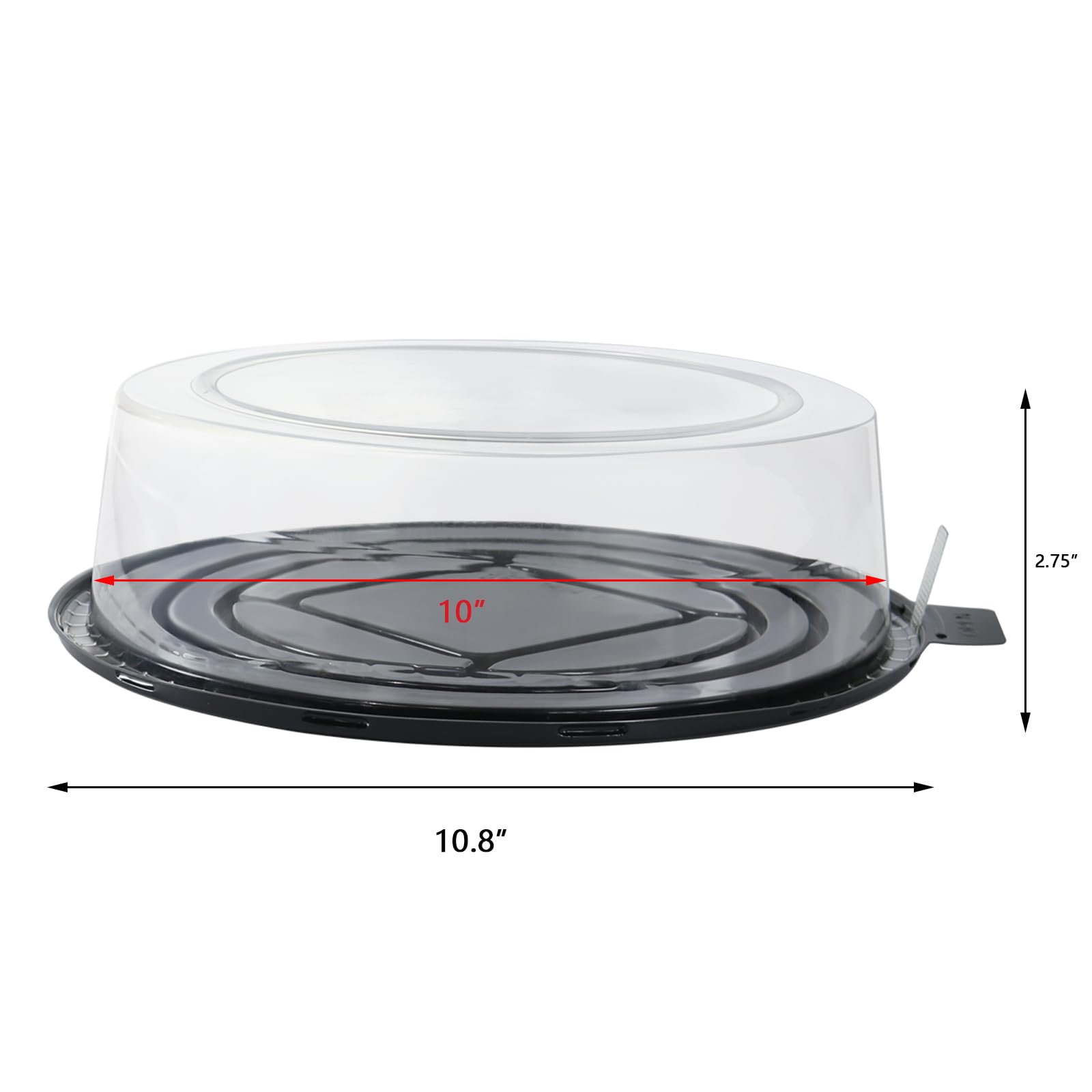 FEOOWV dome lid for cake carrier protects pastries while offering quick visibility