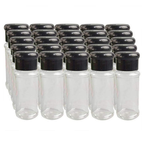 FEOOWV spice bottles show clear body and 75 ml capacity for easy viewing.