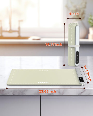 Compatible with glass, stainless steel, ceramic, and other cookware.