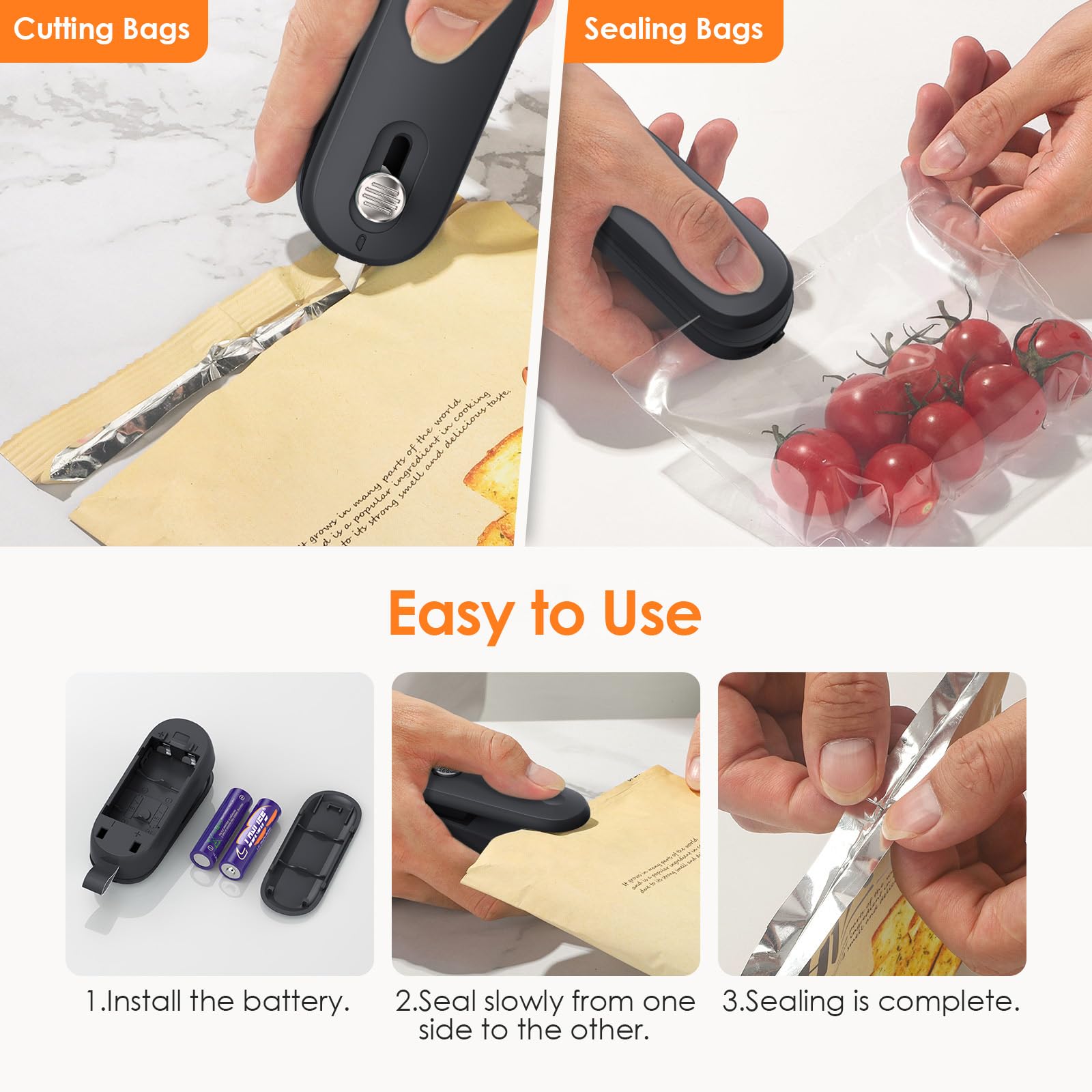 FEPPO heat seal creates airtight closures for snacks.