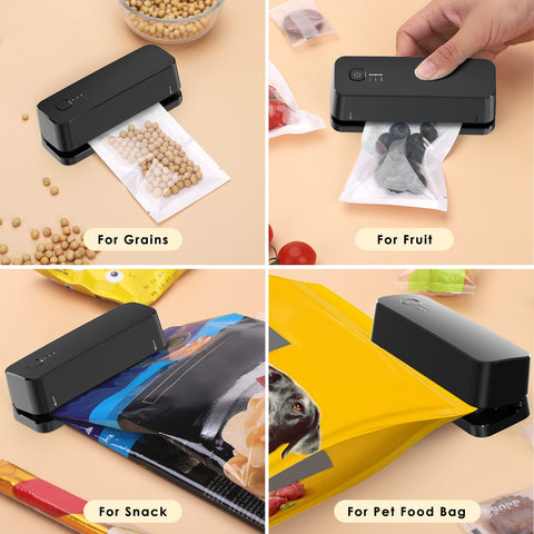 FEPPO mini bag sealer sealing thick bags like mylar.