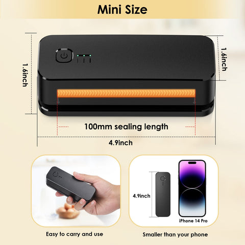 FEPPO USB-C charging cable included with the sealer.